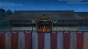 Takaiko and Narihira: The Honorable Ariwara no Narihira / Yukihira and Hiroko: The Councilor Yukihira