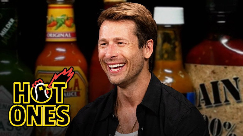 Glen Powell Needs a Wingman While Eating Spicy Wings